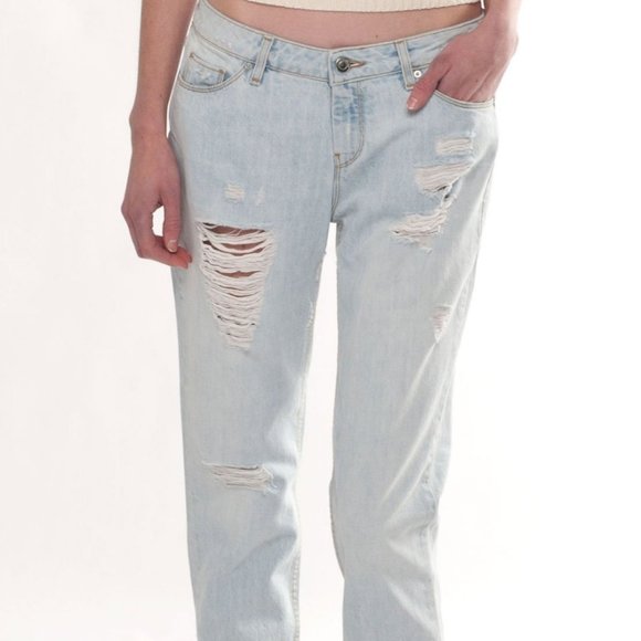 NWT IRO Jeans Blue Distressed Washed Denim Jeans Made in Italy Size 29 $244 - Picture 4 of 4